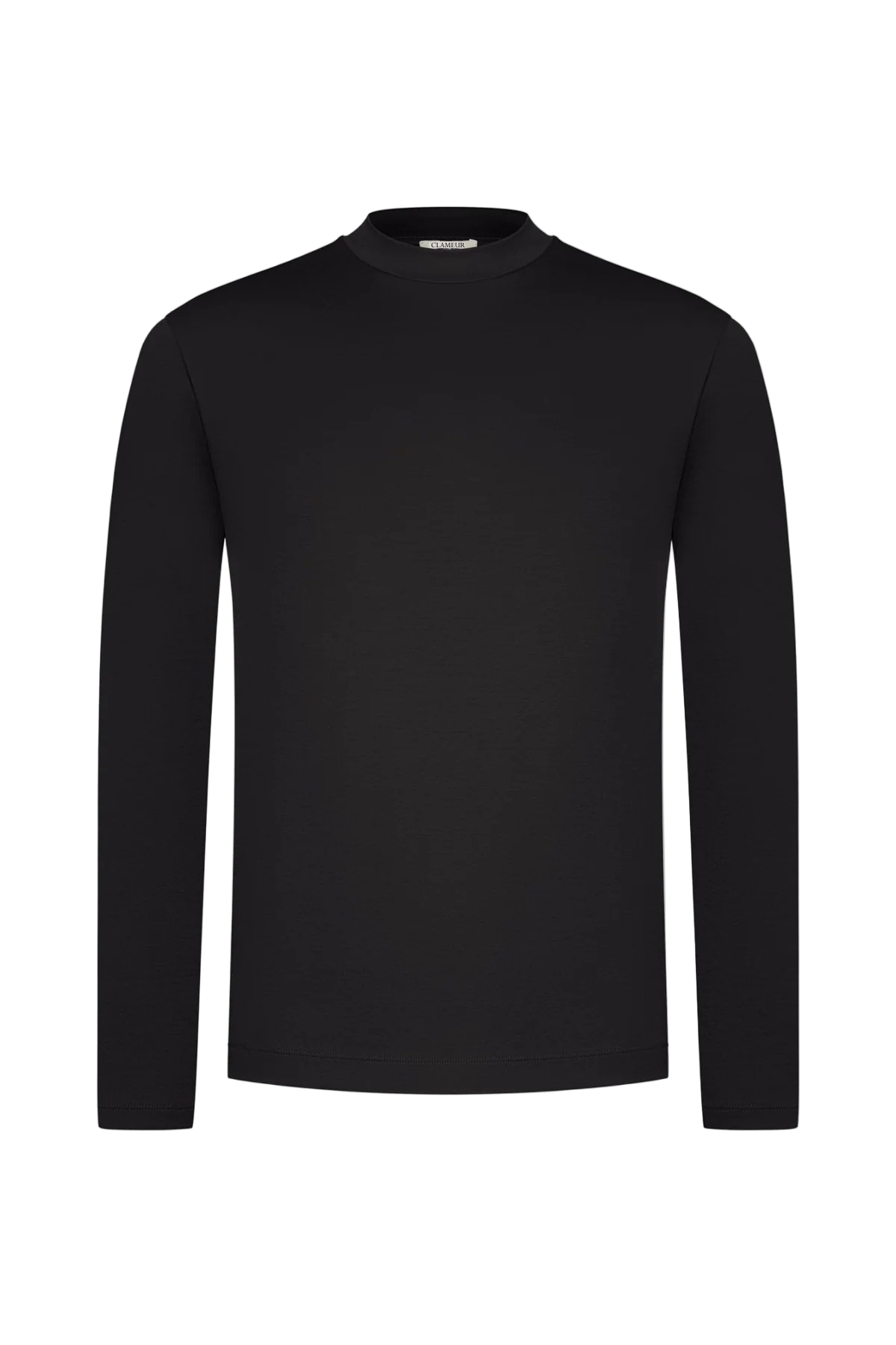 ONYX SCHWARZES LANGARM-T-SHIRT