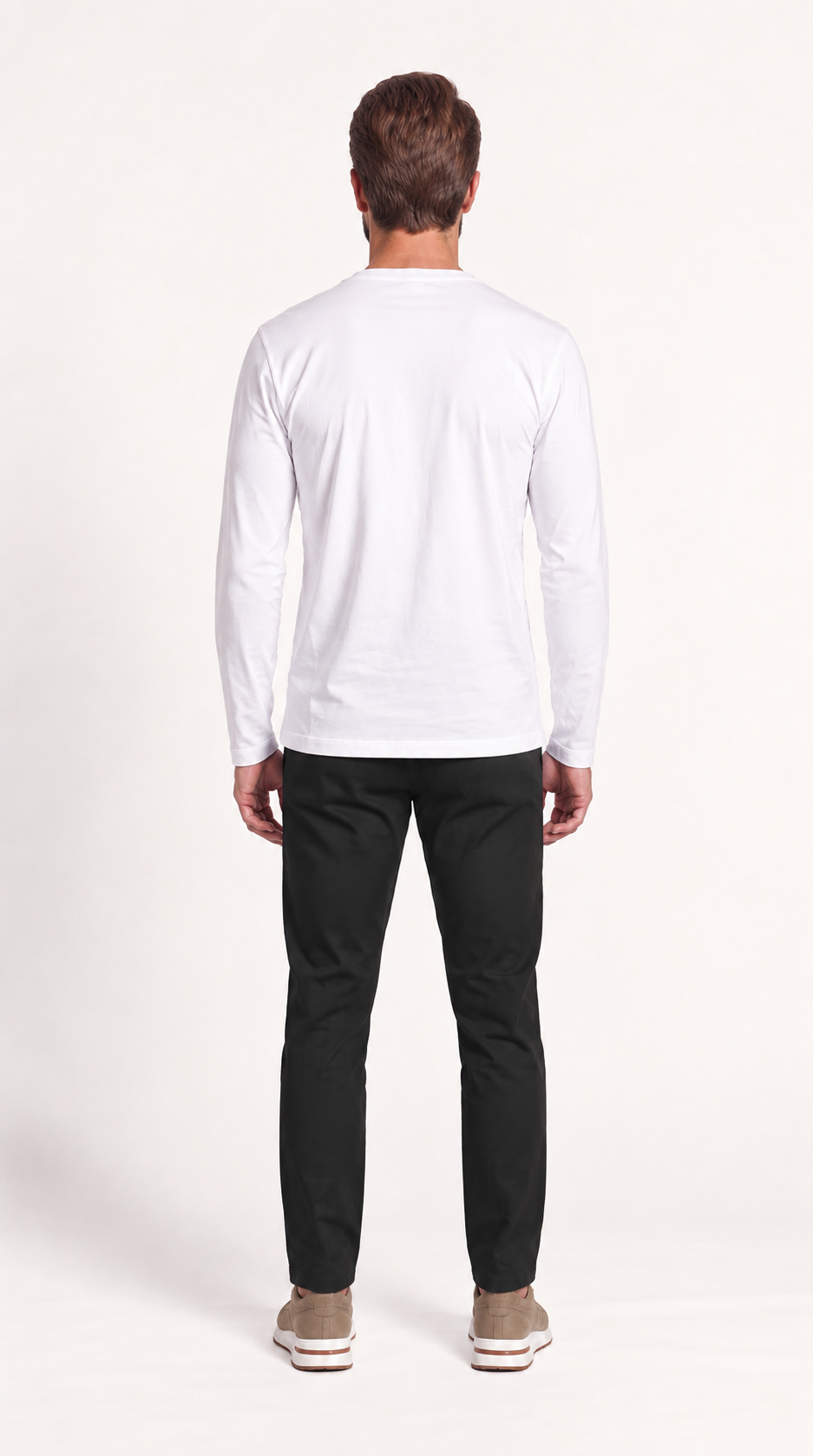 INTERLOCK SUPIMA LONGSLEEVE | WHITE