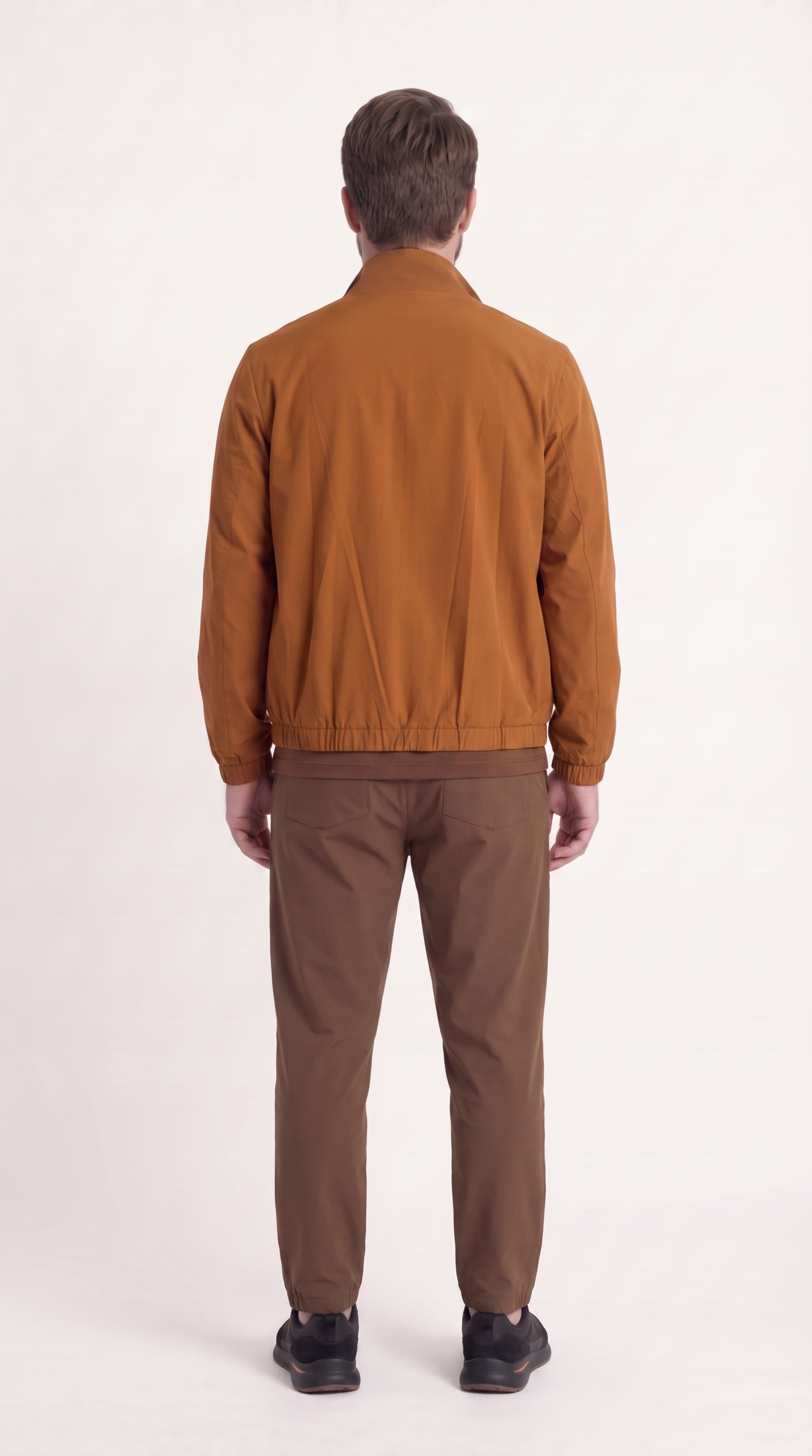 REVERSIBLE JACKET BROWN/AUBURN