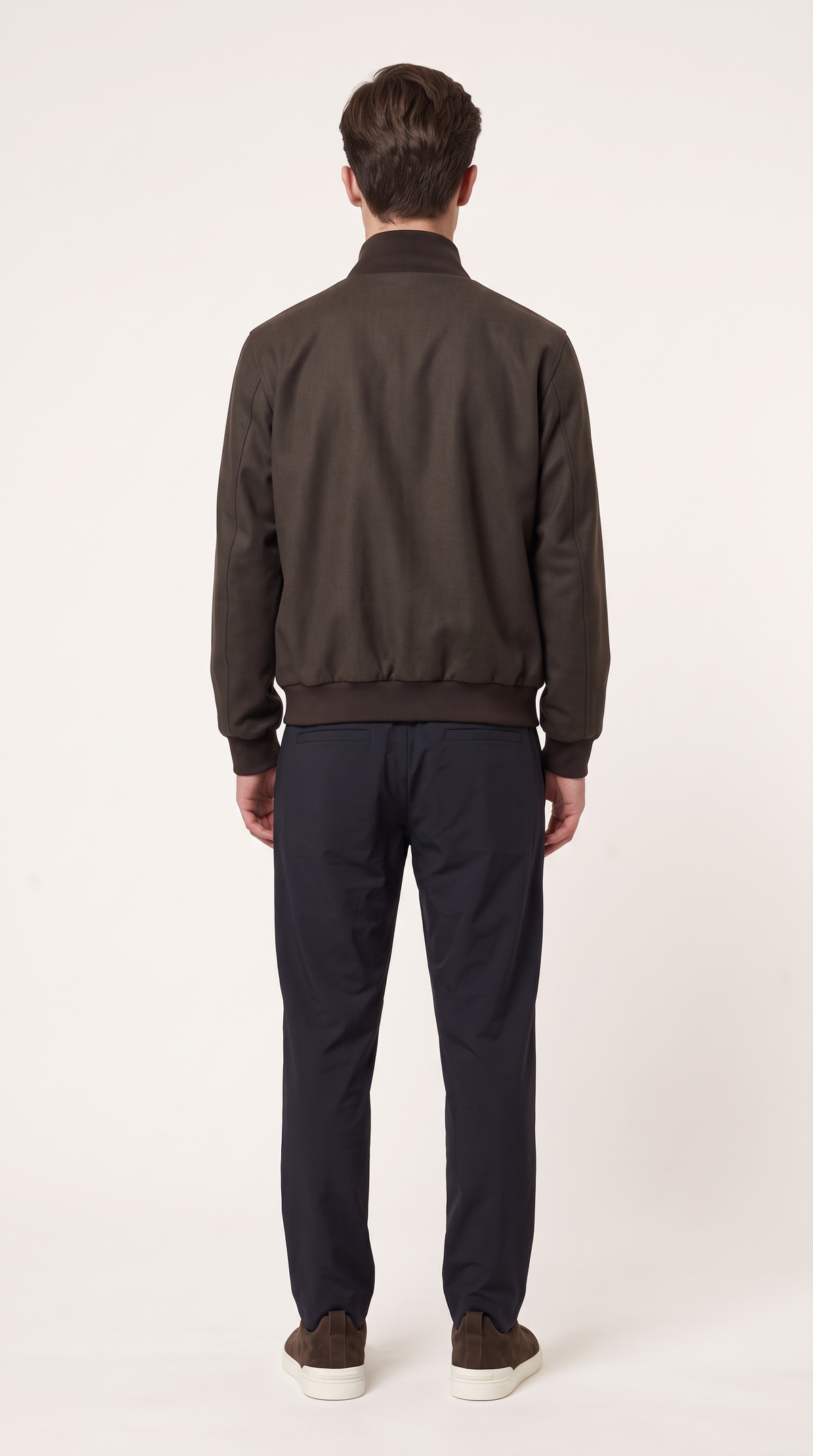 CASHMERE JACKET BROWN