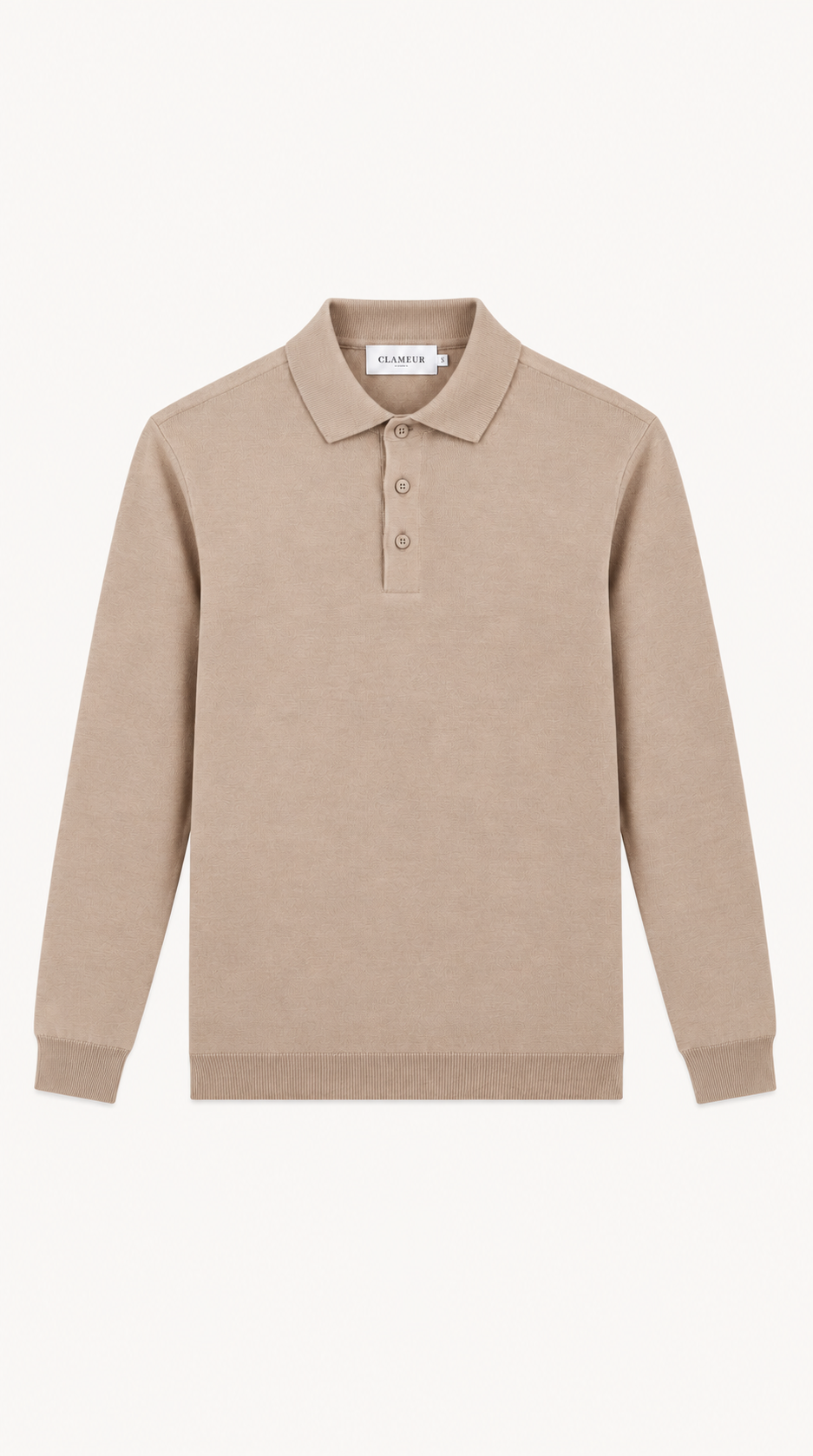 MERINO WOOLBLEND POLO | APRICOT