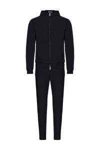 ONYX SCHWARZER TECH SUIT MIT KAPUZE