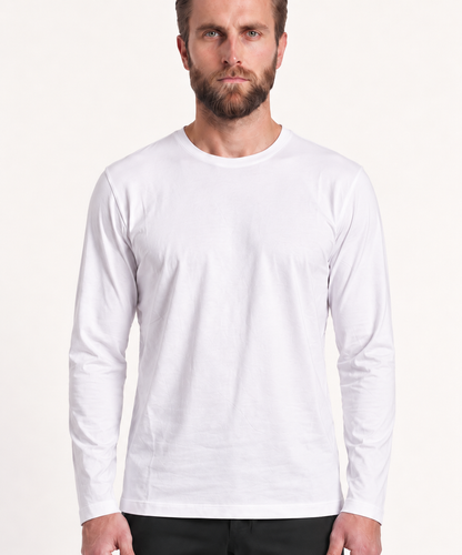 INTERLOCK SUPIMA LONGSLEEVE | WHITE