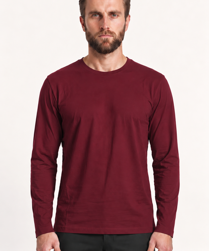 INTERLOCK SUPIMA LONGSLEEVE | ANCORA RED