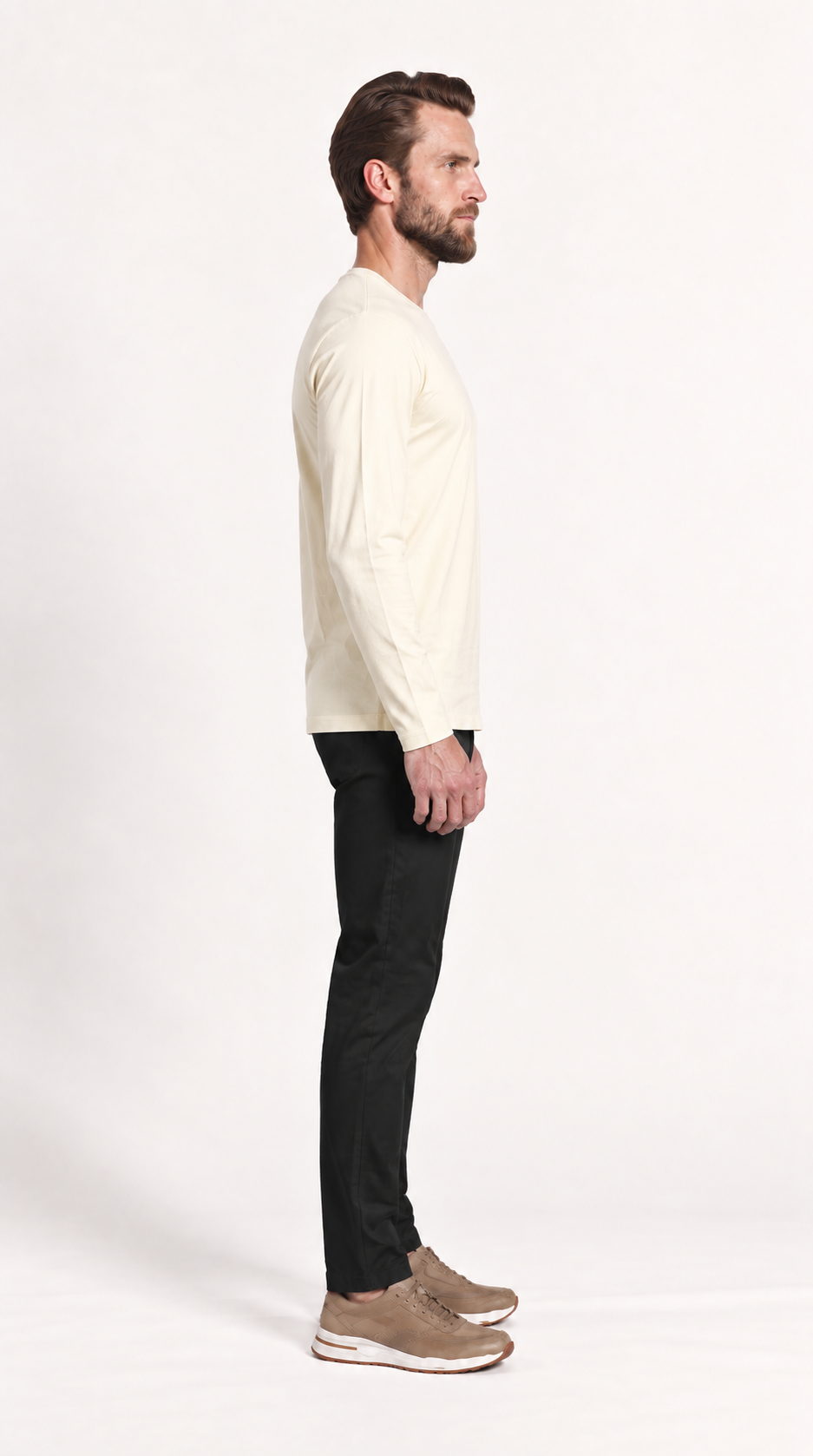 INTERLOCK SUPIMA LONGSLEEVE | CREME