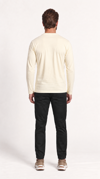 INTERLOCK SUPIMA LONGSLEEVE | CREME