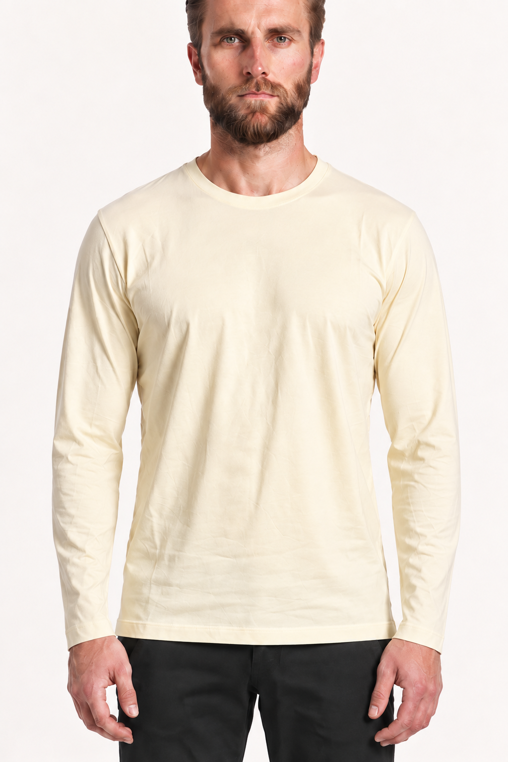 INTERLOCK SUPIMA LONGSLEEVE | CREME