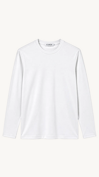 INTERLOCK SUPIMA LONGSLEEVE | WHITE