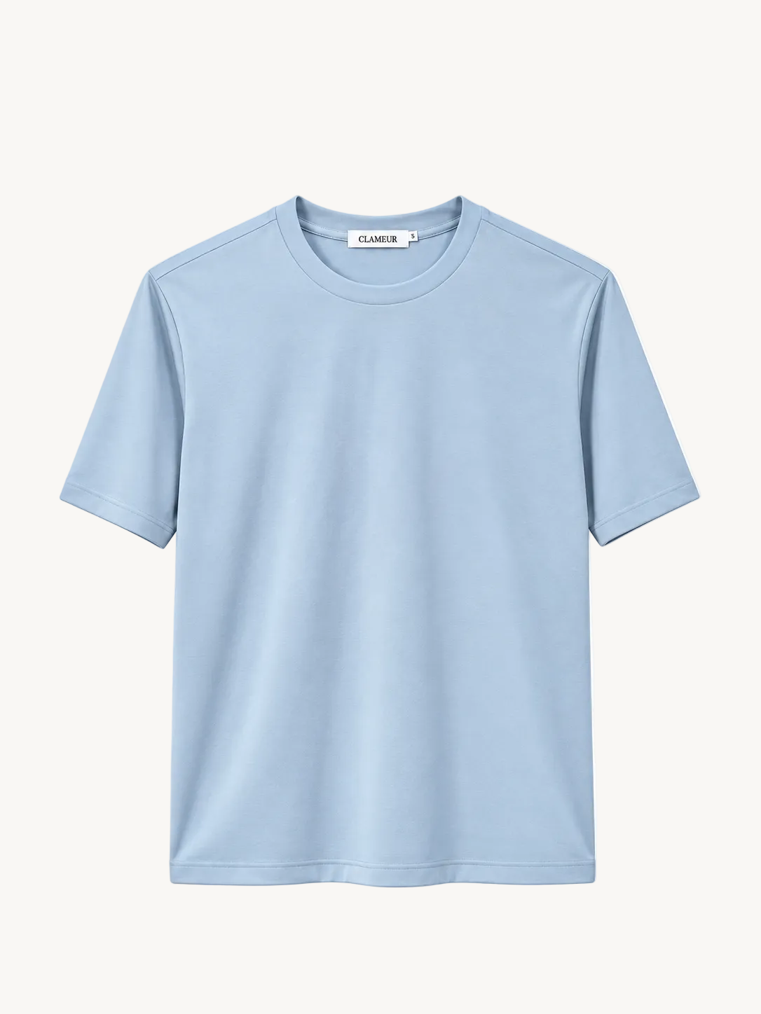 INTERLOCK SUPIMA T-SHIRT | HIMMELBLAU