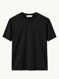 INTERLOCK SUPIMA T-SHIRT | ONYX SCHWARZ