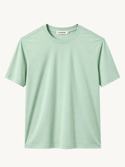 INTERLOCK SUPIMA T-SHIRT | MINTGRÜN