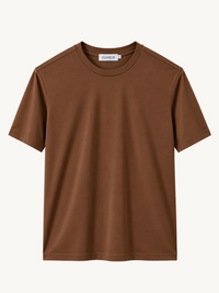 INTERLOCK SUPIMA T-SHIRT | KAFFEE