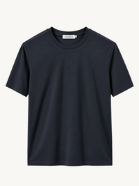 INTERLOCK SUPIMA T-SHIRT | MARINEBLAU