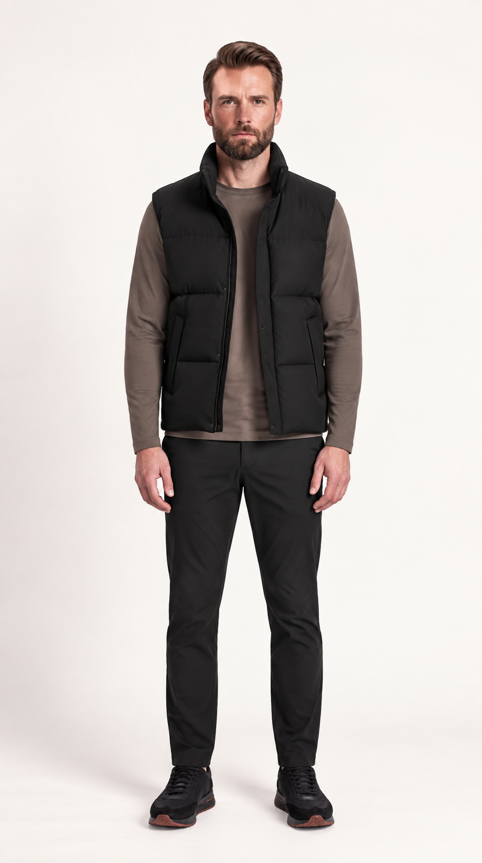 NOVA PUFFER VEST | ONXY BLACK