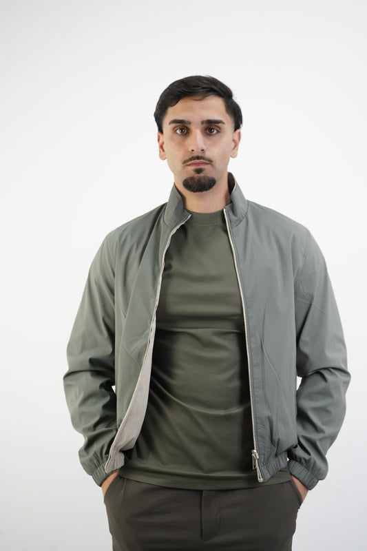 GRÜN / BEIGE WENDEJACKE