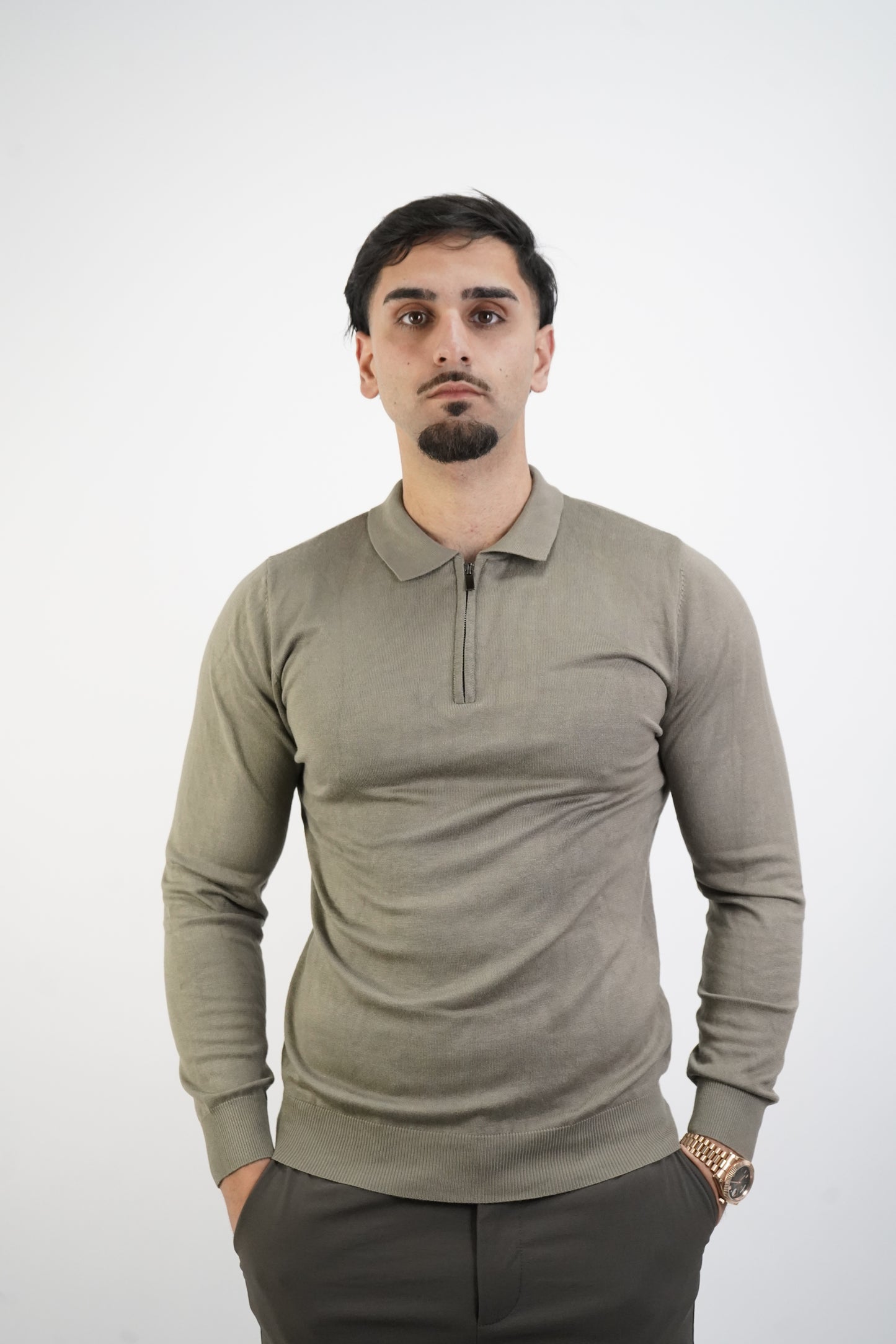 "ZÉPHYR" ZIP-PULLOVER