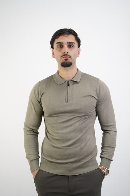 "ZÉPHYR" ZIP-PULLOVER