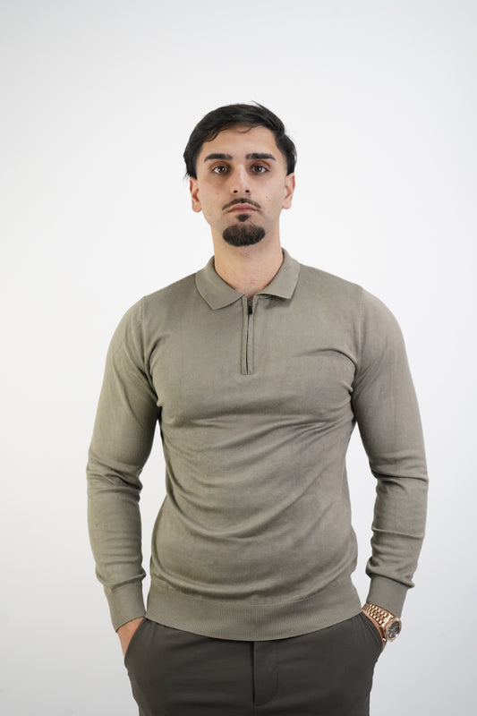 "ZÉPHYR" ZIP-PULLOVER