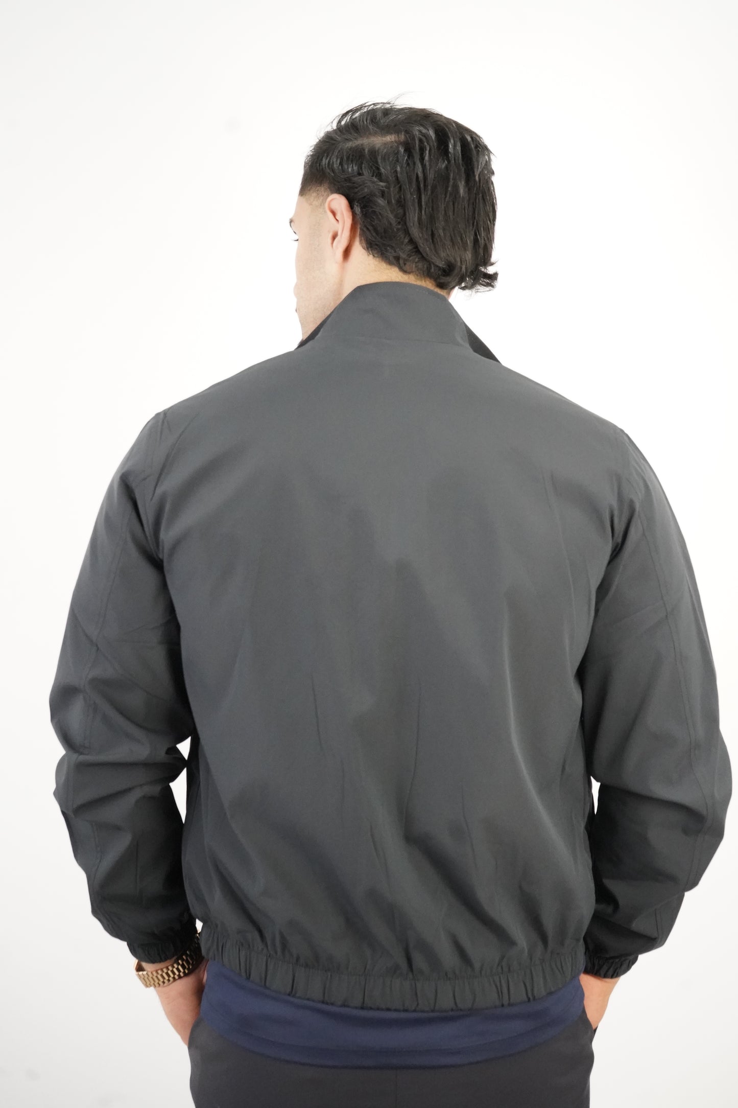 MARINE / GRAUE WENDEJACKE