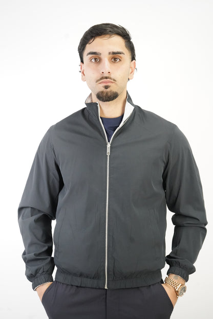 MARINE / GRAUE WENDEJACKE