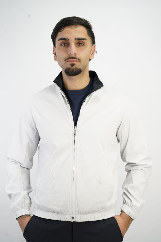 MARINE / GRAUE WENDEJACKE