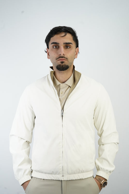 BEIGE/WEISSE WENDEJACKE