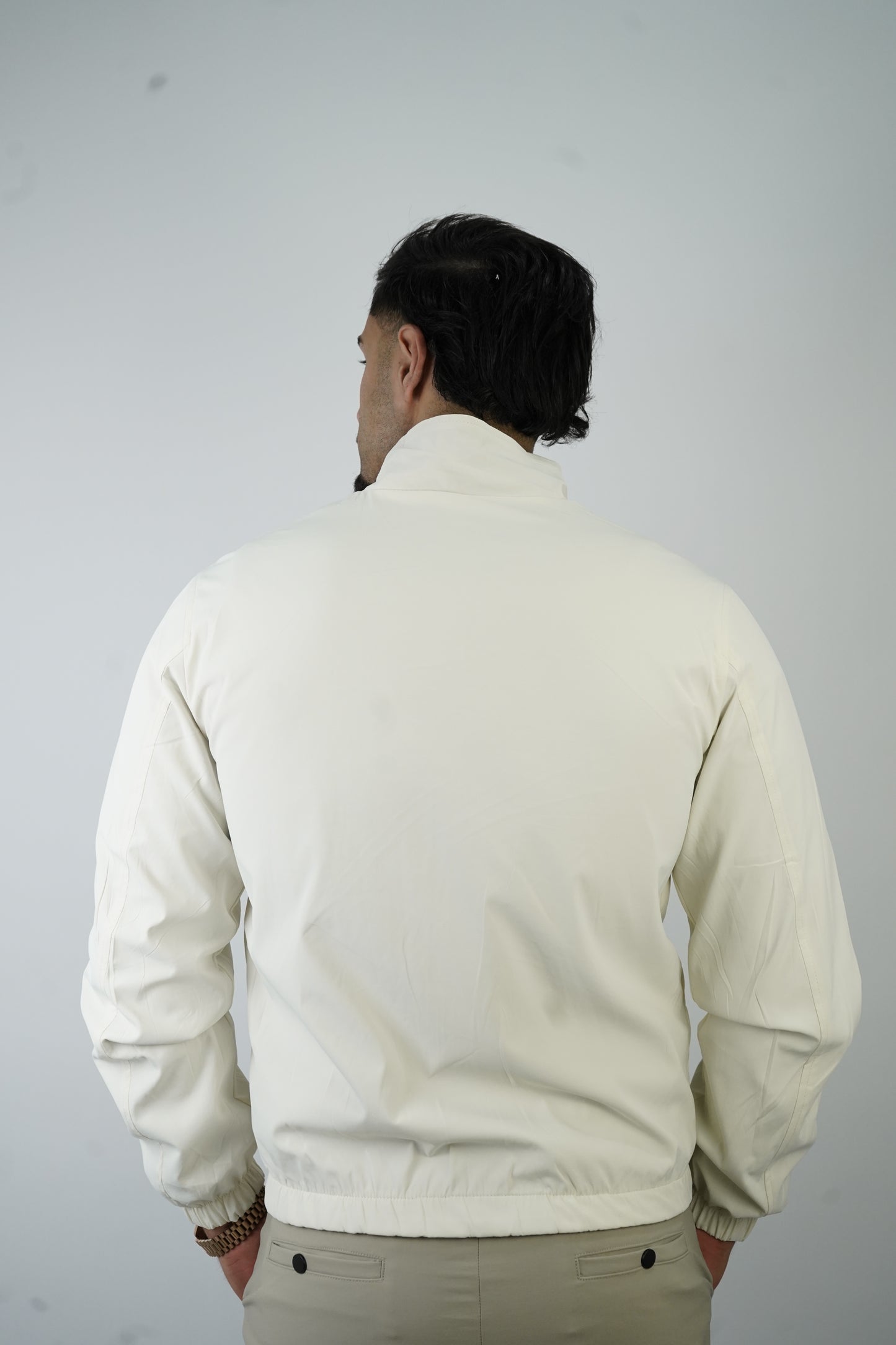 BEIGE/WEISSE WENDEJACKE