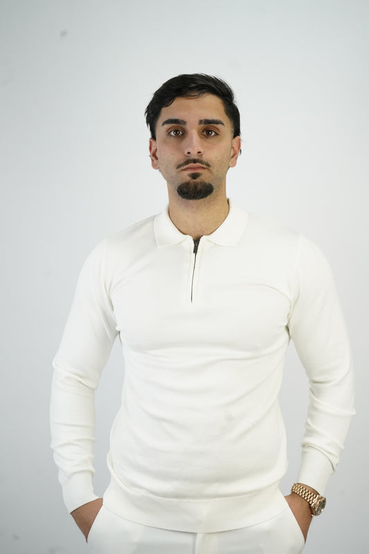 "ZÉPHYR" ZIP-PULLOVER