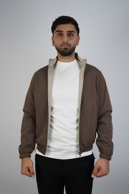 BRAUNE/BEIGE WENDEJACKE