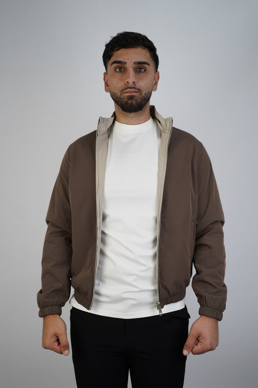 BRAUNE/BEIGE WENDEJACKE