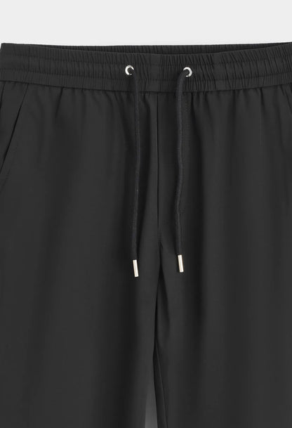 BLACK TECHNICAL PANTS