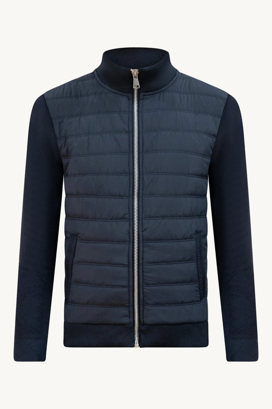 MARINEBLAUE DAUNENJACKE