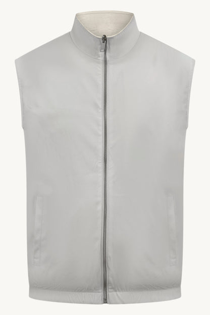 WENDE-TECH-LEINEN-STEPPWESTE WEISS / CREME