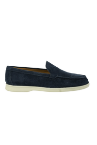 SATIN LUXE LOAFERS MARINEBLAU
