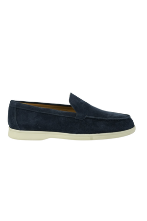 SATIN LUXE LOAFERS MARINEBLAU