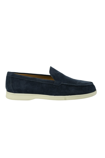 SATIN LUXE LOAFERS MARINEBLAU