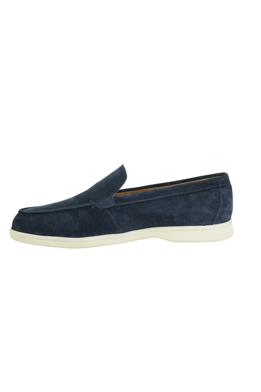 SATIN LUXE LOAFERS MARINEBLAU