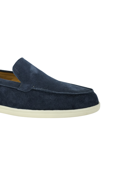 SATIN LUXE LOAFERS MARINEBLAU