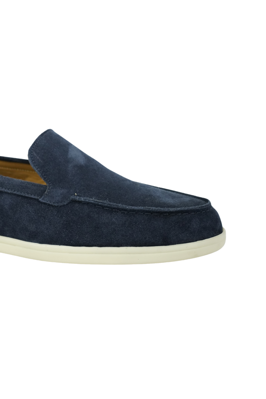 SATIN LUXE LOAFERS MARINEBLAU