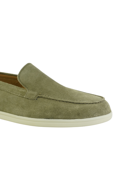 SATIN LUXE LOAFERS GRÜN
