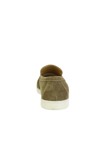 SATIN LUXE LOAFERS DUNKELBEIGE
