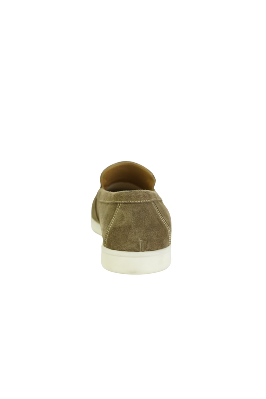 SATIN LUXE LOAFERS DUNKELBEIGE