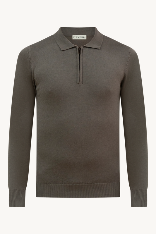 "ZÉPHYR" ZIP-PULLOVER