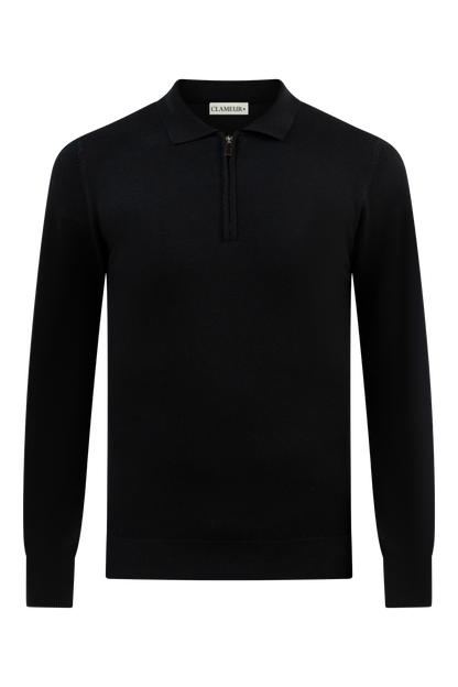 "ZÉPHYR" ZIP-PULLOVER