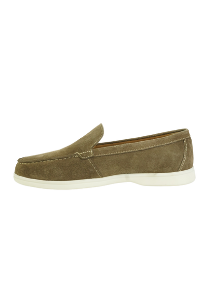 SATIN LUXE LOAFERS DUNKELBEIGE
