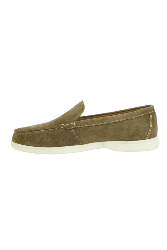 SATIN LUXE LOAFERS DUNKELBEIGE