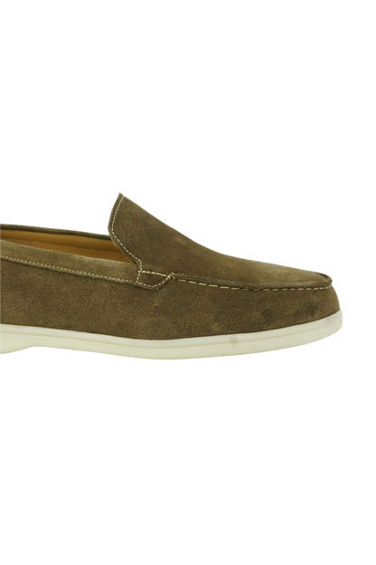 SATIN LUXE LOAFERS DUNKELBEIGE