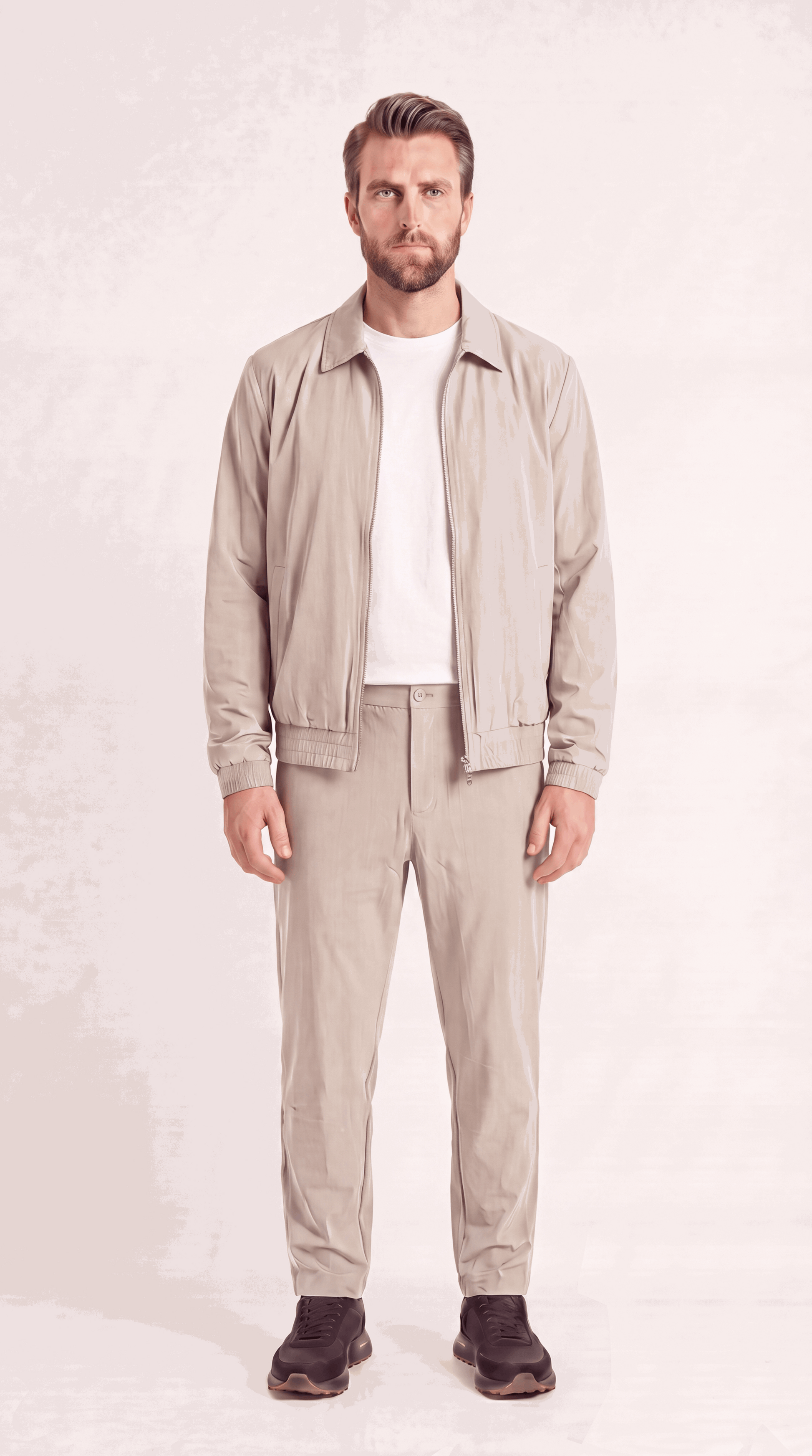 BEIGE TECH SUIT