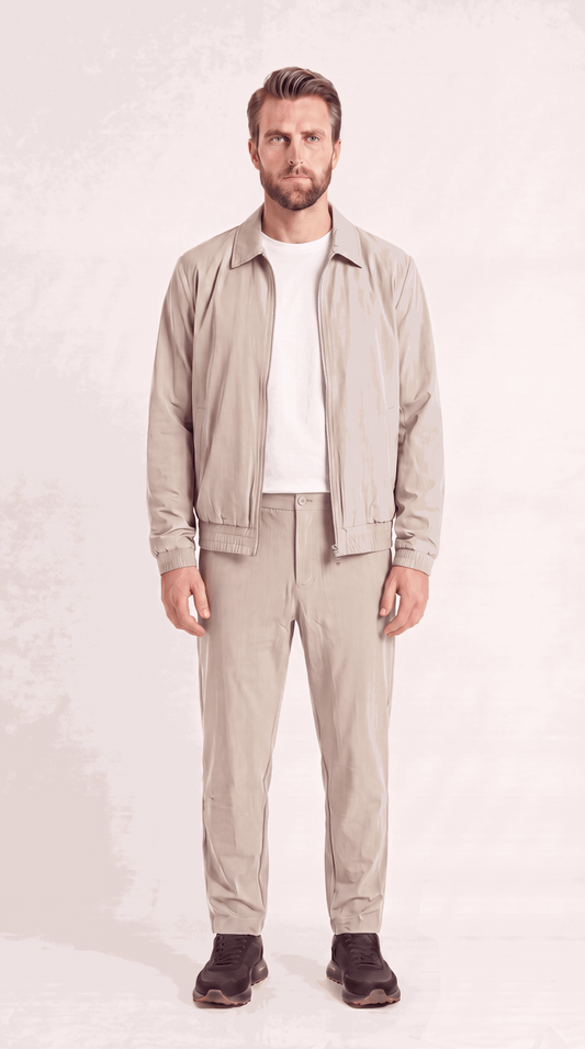 BEIGE TECH SUIT