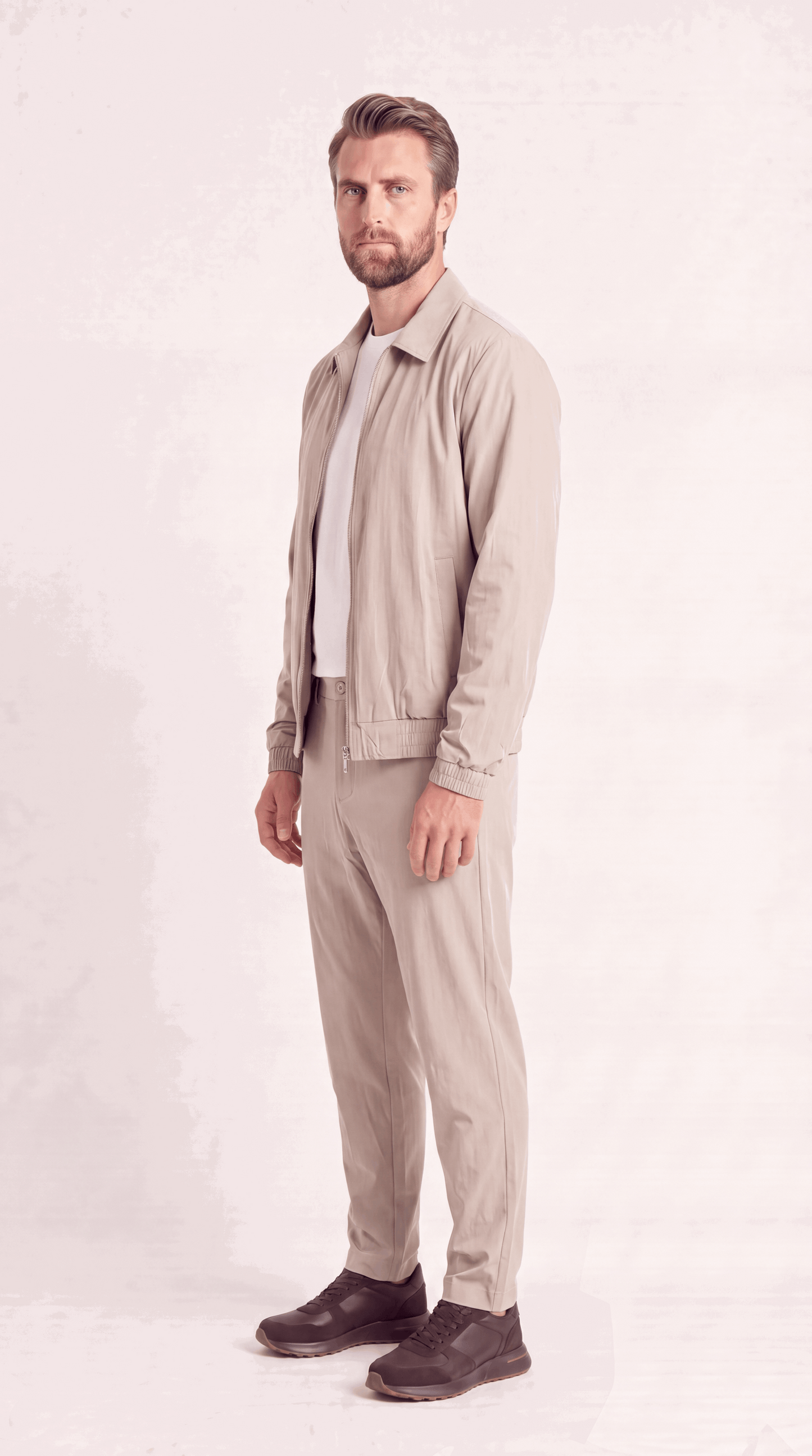 BEIGE TECH SUIT